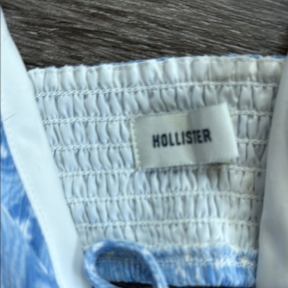 Hollister Blue Dress with Flowy Ruffles - Picture 2 of 5